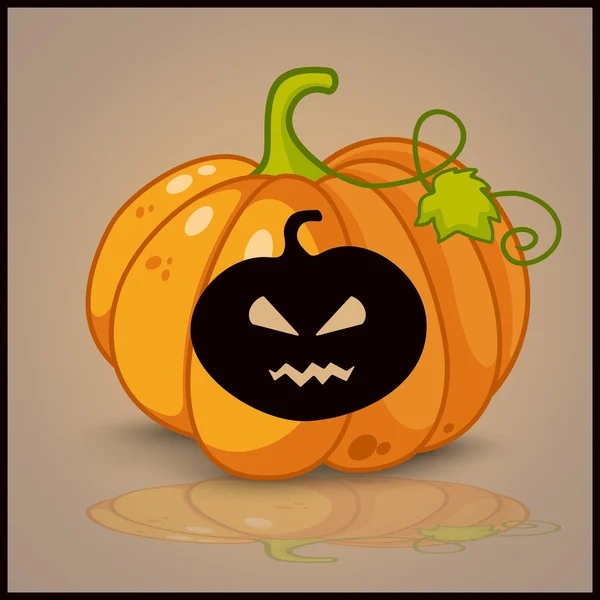 Citrouille, bannière et fond pour citrouilles Halloween — Image vectorielle