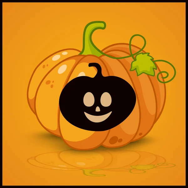 Citrouille, bannière et fond pour citrouilles Halloween — Image vectorielle