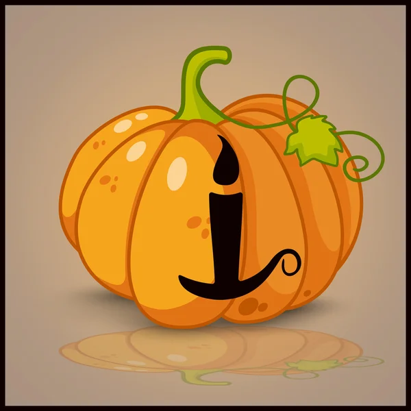 Bougie, bannière et fond citrouilles pour Halloween — Image vectorielle