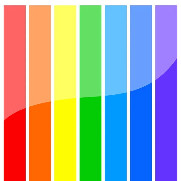 Ilustración abstracta de fondo de color arco iris - plantilla de rayas vectoriales — Archivo Imágenes Vectoriales