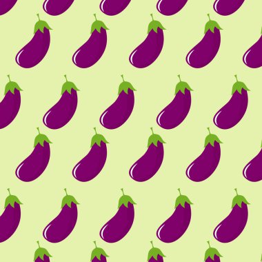 Mor patlıcan ile vektör desen.