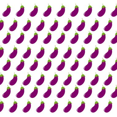 Mor patlıcan ile vektör desen.