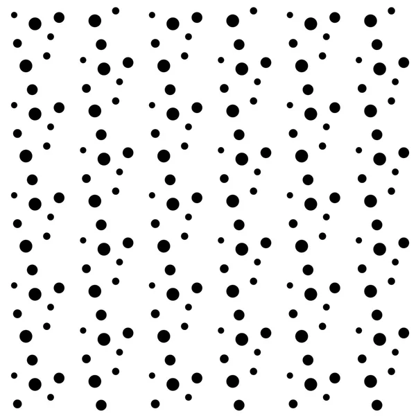 Pattern of black and white circles — Stock Vector