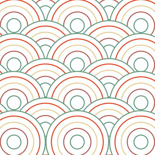 Cirkel patroon achtergrond. Geometrische vormen — Stockvector