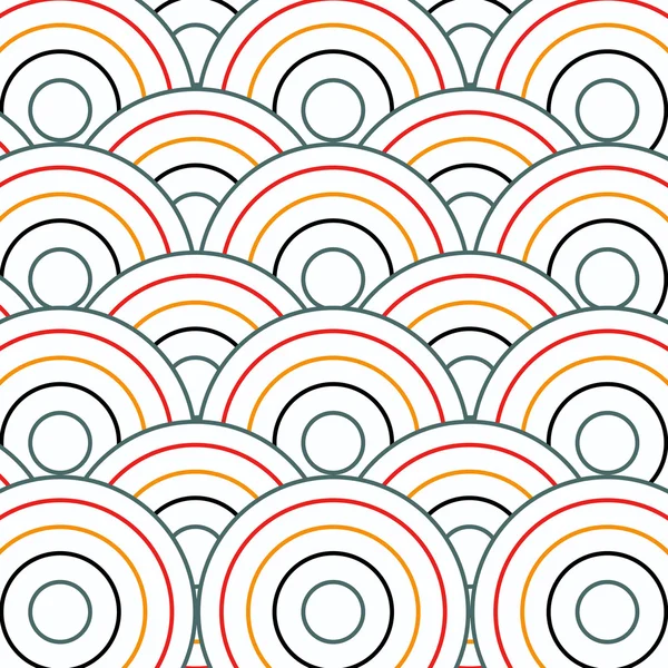 Cirkel patroon achtergrond. Geometrische vormen — Stockvector