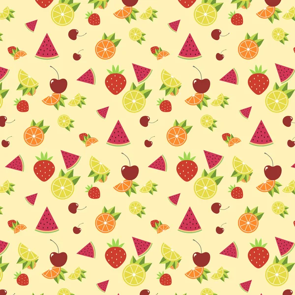 Modèle de fruits pour votre conception — Image vectorielle