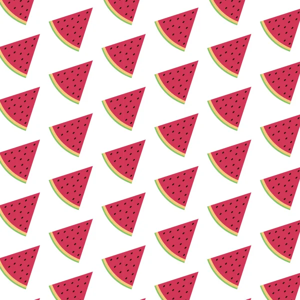 karpuz dilimleri ile arka plan. Vektör çizim.