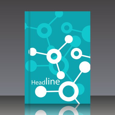 dna molekül yapısı vektör çizim için dijital arka planlar.