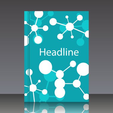 dna molekül yapısı vektör çizim için dijital arka planlar.