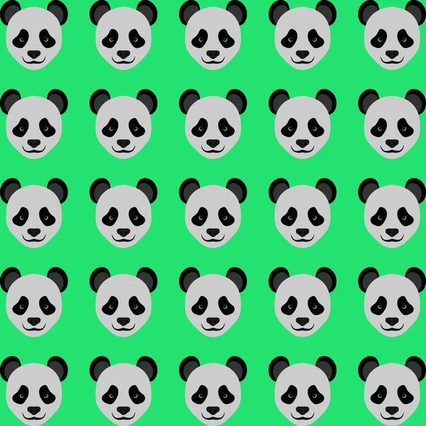 Panda obrázek vzor — Stockový vektor