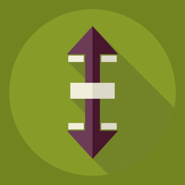 Gölge simge ayarları ile düz modern tasarım