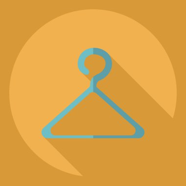 Gölge simgesi bezle düz modern tasarım