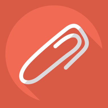 Gölge simgesi ile düz modern tasarım