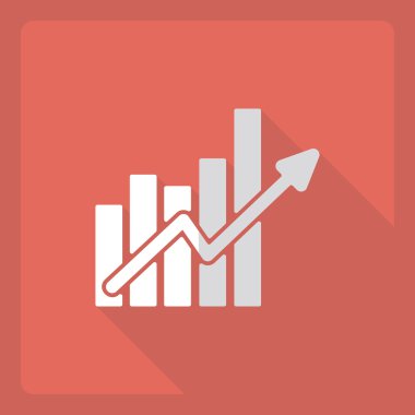 Gölge simgesi programı ile düz modern tasarım artırmak