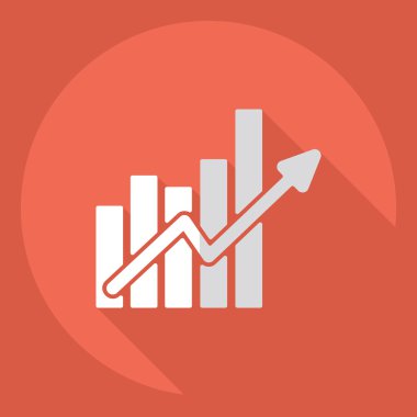 Gölge simgesi programı ile düz modern tasarım artırmak