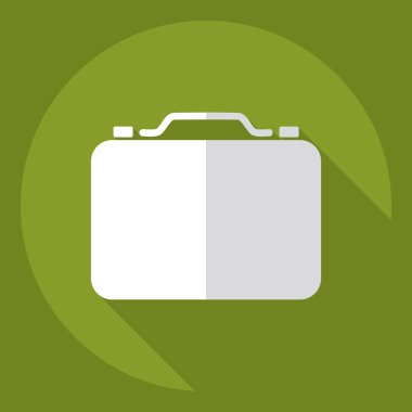 Gölge simge durum ile düz modern tasarım