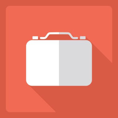 Gölge simge durum ile düz modern tasarım