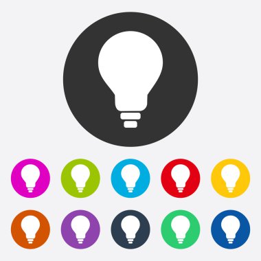 Gölge ampul ile düz modern tasarım