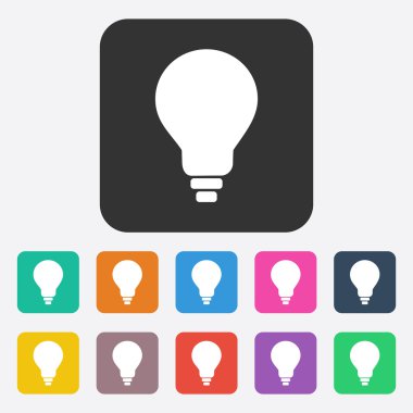 Gölge ampul ile düz modern tasarım