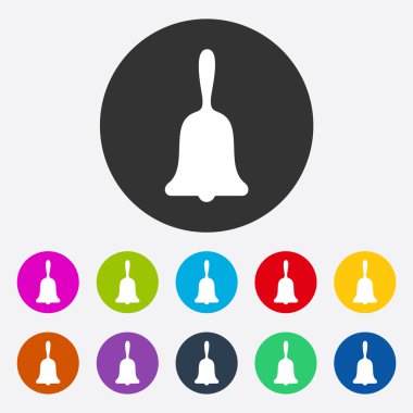 Gölge okul zili ile düz modern tasarım