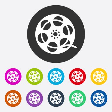 Gölge makara film ile düz modern tasarım