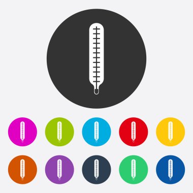 Gölge hermometer ile düz modern tasarım