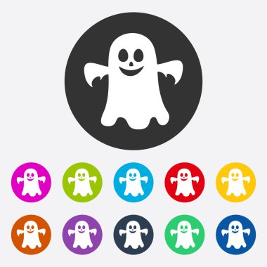 Gölge hayalet ile düz modern tasarım