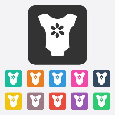 Gölge bebek elbise ile düz modern tasarım