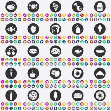 Gıda simgeler vektör görüntü