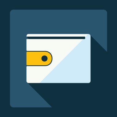 Düz gölge ile modern tasarımı, çanta