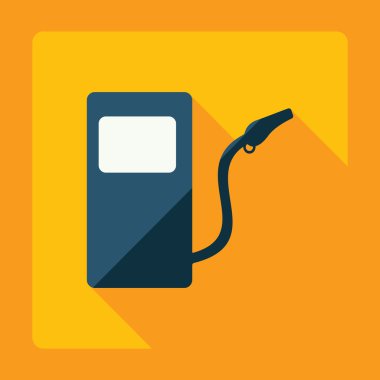 Gölge, dağıtıcı ile düz modern tasarım