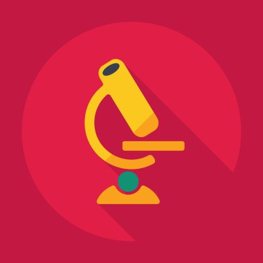 duvar tarzı düz mikroskop güçlü simgesini