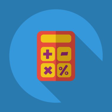 güçlü kutsal kişilerin resmi içinde duvar tarzı düz hesap makinesi