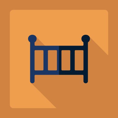 Gölge karyolası ile düz modern tasarım