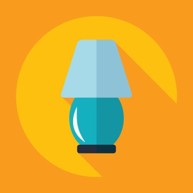 Gölge lambalar ile düz modern tasarım