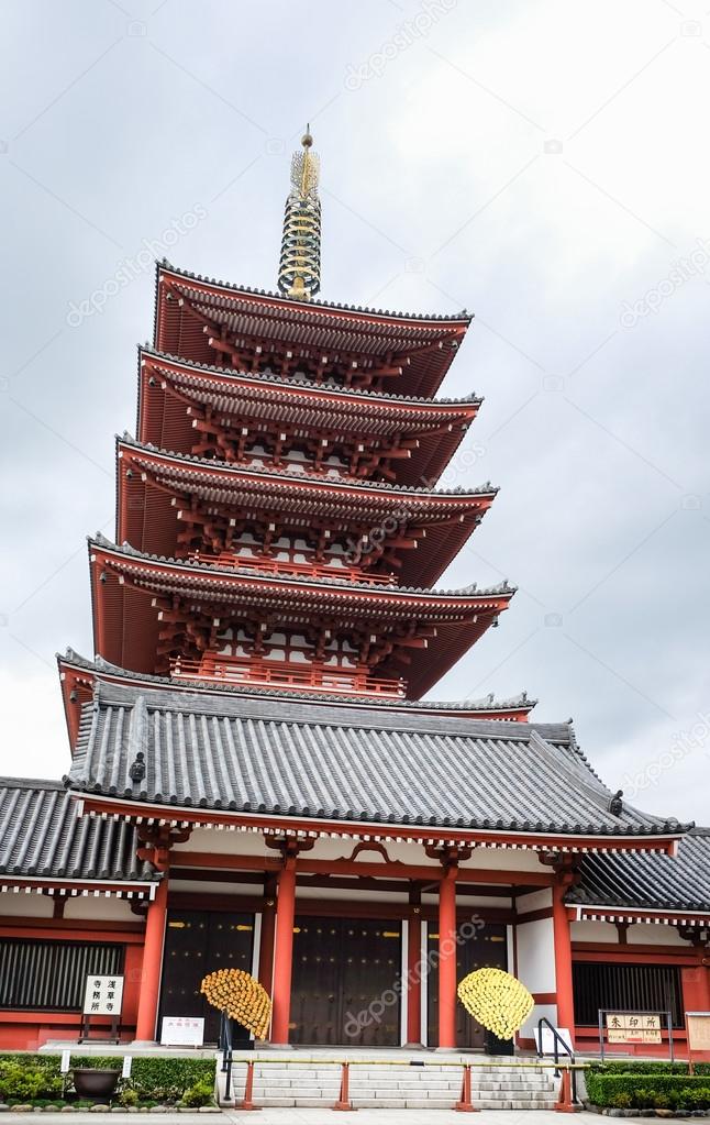 pagoda at Kawaguchiko