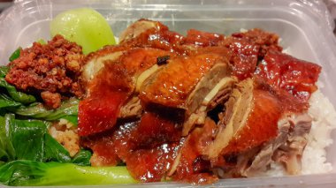 pirinç ile ördek kızartma