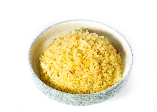 Смажений рис з соусом з чилі Ліцензійні Стокові Фото