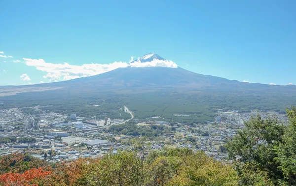 Fuji hegy és az ég — Stock Fotó