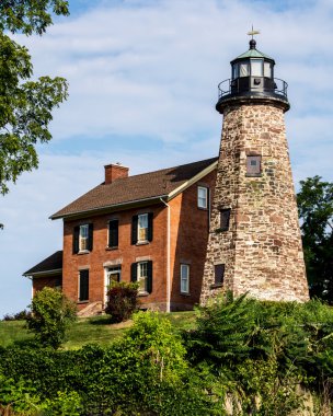 Charlotte NY Genesee Nehri üzerinde ışık evi