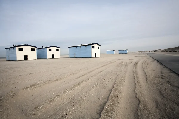 Domki na plaży — Zdjęcie stockowe