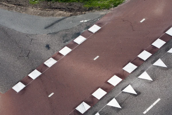 Two lane bicycle path — Stock Photo, Image