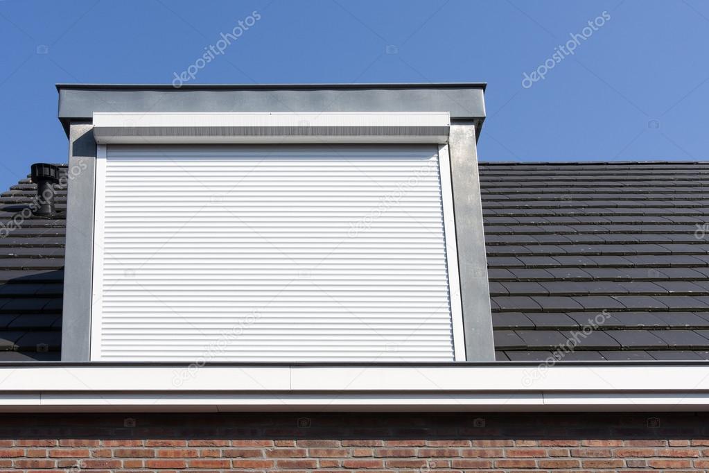 Dormer window with rolling safety  shutter