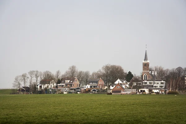 Dorp weergave — Stockfoto