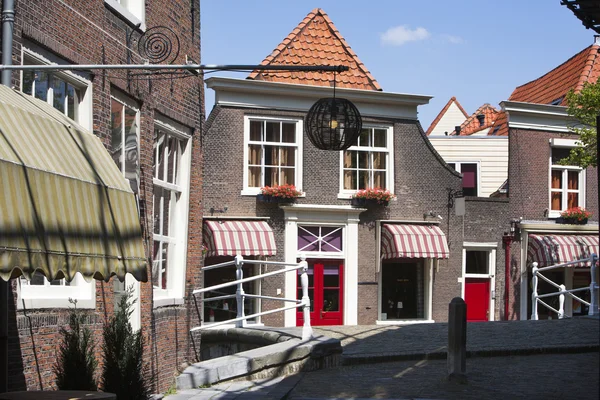 Ulice v Delftu — Stock fotografie