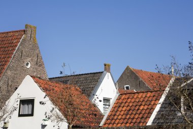 Hollandalı kırmızı çatılar