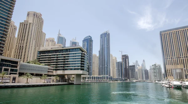 Skyline van de stad Dubai — Stockfoto