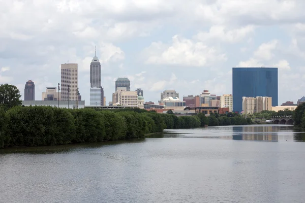 Panoramę miasta Indianapolis — Zdjęcie stockowe