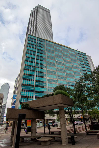 Bilden Visar Dallas Skyline Texas Usa — Stockfoto