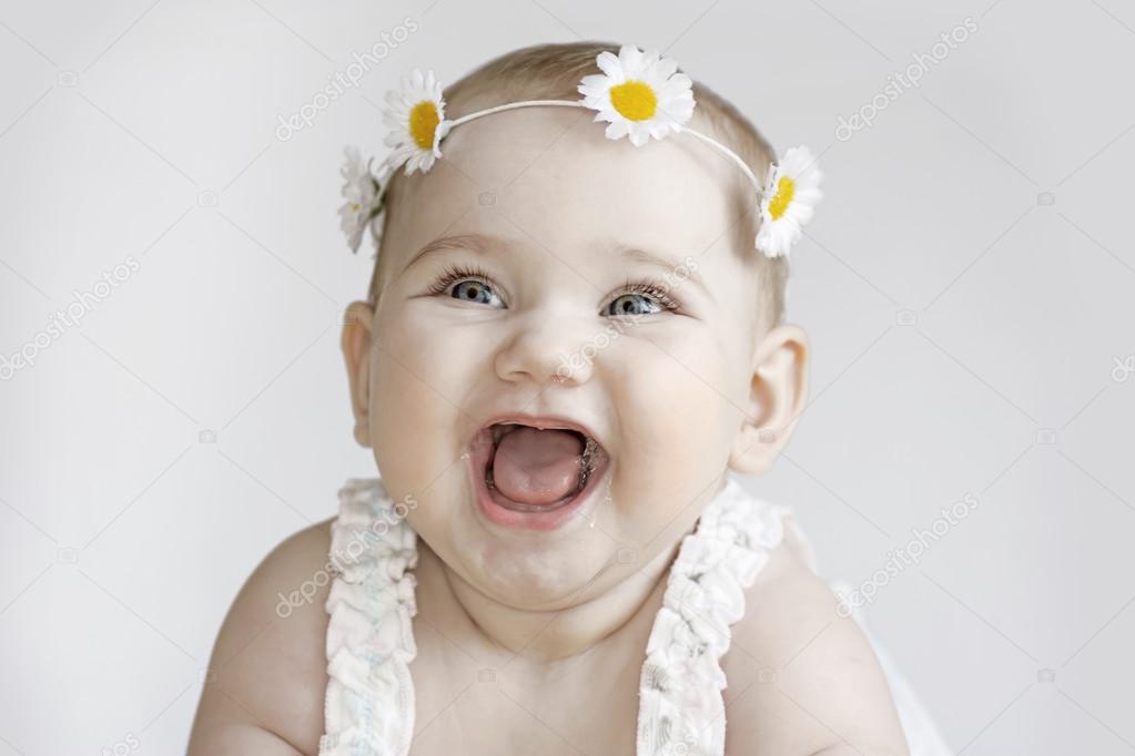 Cute  happy baby